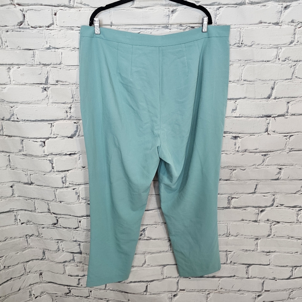 Eloquii Mint Hight Waist Taper Pants - Picture 3 of 8